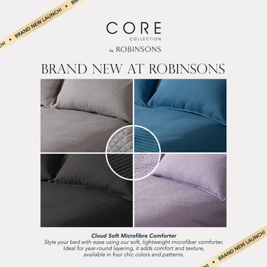 Introducing the Robinsons Cloud Soft Microfibre Comforter Collection: Effortless Style Meets Year-Round Comfort