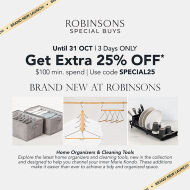 Brand New at Robinsons: Special Buys on Home Organisers & Cleaning Essentials