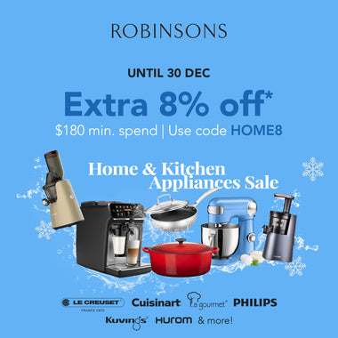 Transform Your Home & Kitchen: Robinsons’ Sale Ends 30th December!