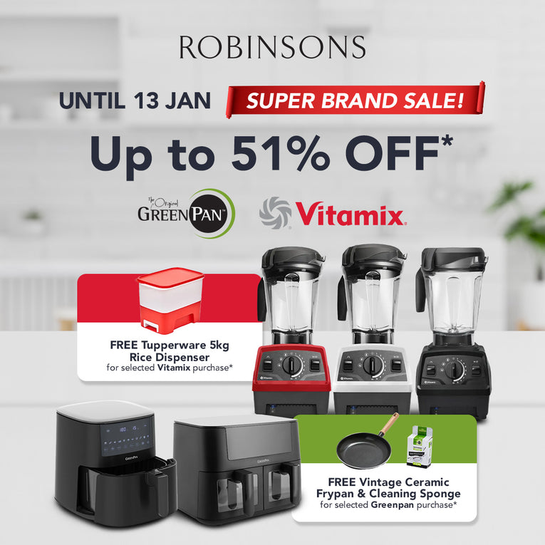 Super Brand Sale: GreenPan & Vitamix Deals You Won’t Want to Miss!