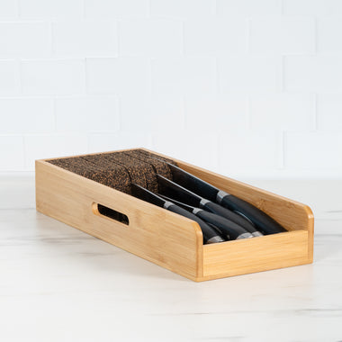 Robinsons Bamboo Knife Storage Tray: A Practical Solution for Kitchen Organisation