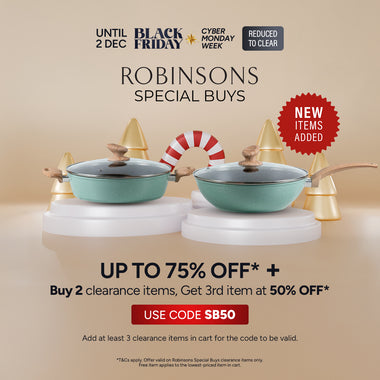 Black Friday Cyber Monday Week: Special Buys Clearance at Robinsons