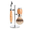 MUHLE Purist, Karelian Masur Birch, Shaving Set - Gillette® Fusion™ 5 Razor, Silvertip Badger Brush