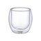 Aramoro Borosilicate Glass Double Wall Cup 85Ml 2Pcs/Set