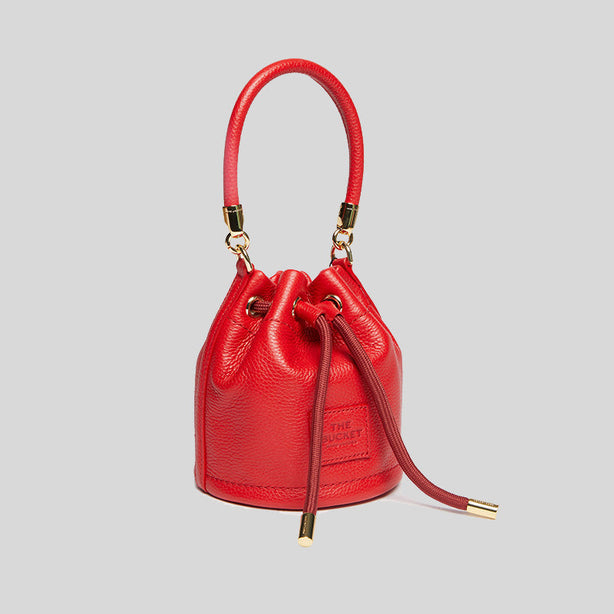 Marc Jacobs True Red The Leather Micro Tote