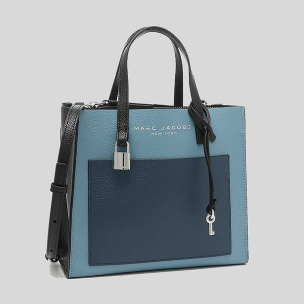 Marc Jacobs Mini Grind Satchel Tote Bag Blue Heaven Multi RS-M0016132