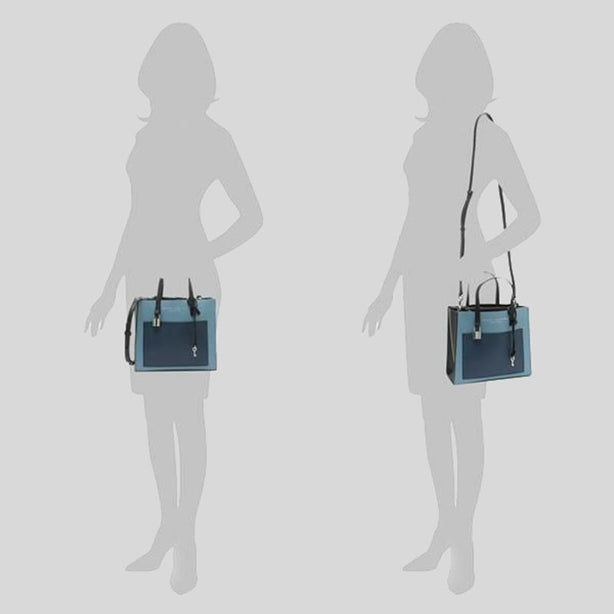 Marc Jacobs Mini Grind Satchel Tote Bag Blue Heaven Multi RS-M0016132