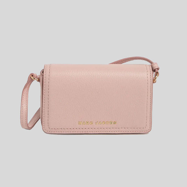 Marc Jacobs Women's Mini Leather Crossbody Bag Peach Whip RS-H107L01FA21