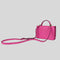 Salvatore Ferragamo Calf Leather Top Handle Crossbody Bag Hot Pink RS-0750045