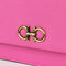 Salvatore Ferragamo Calf Leather Top Handle Crossbody Bag Hot Pink RS-0750045