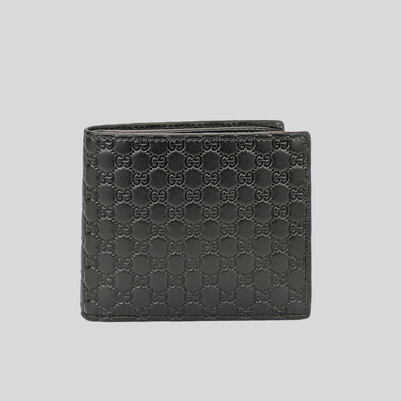 Gucci Unisex Microguccissima GG Black Money Clip Wallet 544478 