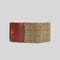 Coach Small Trifold Wallet In Colorblock Signature Canvas Khaki Terracotta RS-CF369