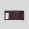 Coach Small Trifold Wallet In Colorblock Signature Canvas Khaki Terracotta RS-CF369