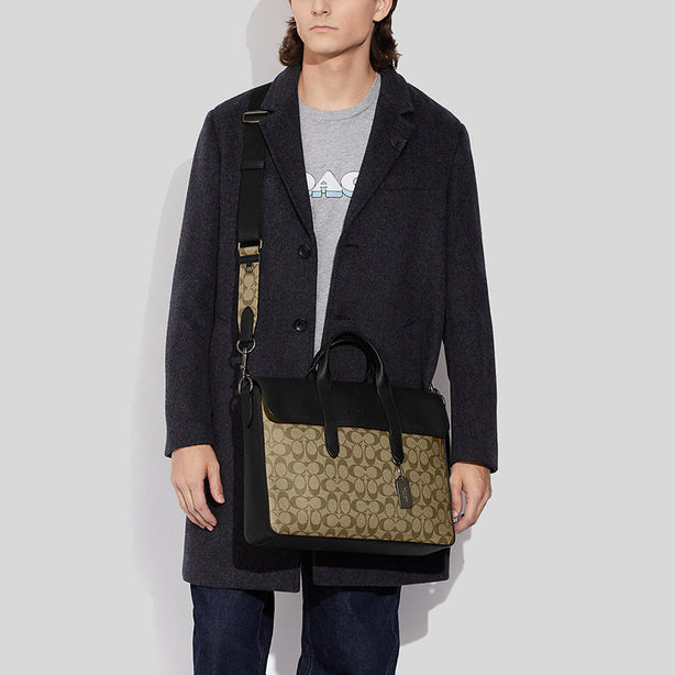 Coach tech portfolio in signature 2024 canvas