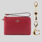 Coach Boxed Corner Zip Wristlet 1941 Red RS-CF359