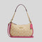 Coach Teri Shoulder Bag In Signature Canvas Light Khaki Petunia RS-CA548