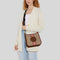 Coach Dempsey File Bag In Signature Jacquard With Stripe And Coach Patch Khaki Saddle Multi RS-CA195