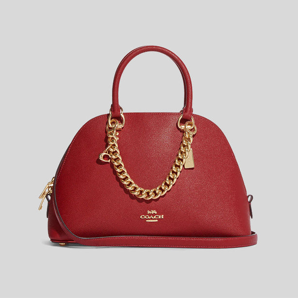 Coach Katy Satchel Red Apple RS-CE991