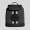 Coach Dempsey Drawstring Backpack In Signature Jacquard With Stripe And Coach Patch Black RS-CE601