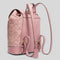 Coach Dempsey Drawstring Backpack In Signature Jacquard With Stripe And Coach Patch True Pink RS-CE601