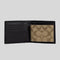 Coach 3-In-1 Wallet In Blocked Signature Canvas Mahogany Multi RS-CA001