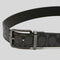 Coach Men's Wide Harness Cut-To-Size Reversible Signature Coated Canvas Belt Charcoal/Black RS-F64839