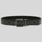 Coach Men's Wide Harness Cut-To-Size Reversible Signature Coated Canvas Belt Charcoal/Black RS-F64839