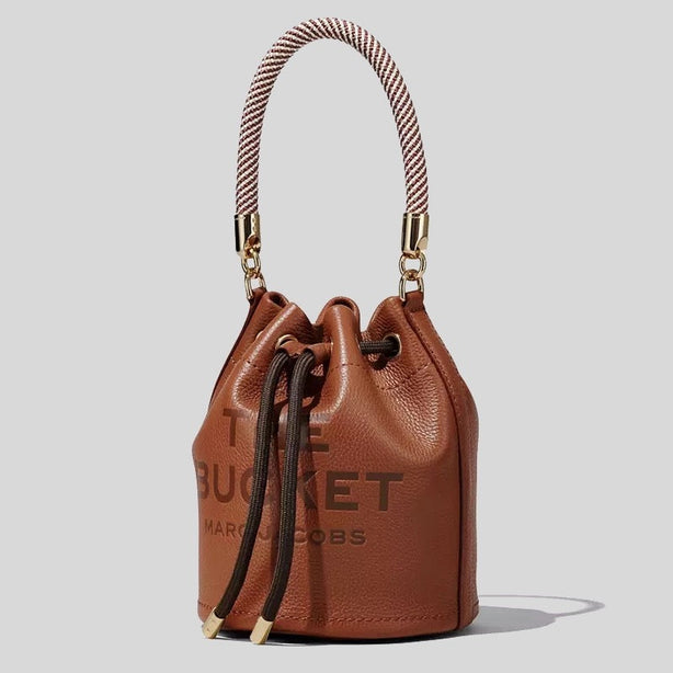 Marc Jacobs The Leather Bucket Bag Argan Oil RS-H652L01PF22