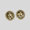 Tory Burch Rope Logo Resin Earring Tory Gold Clear RS-139831