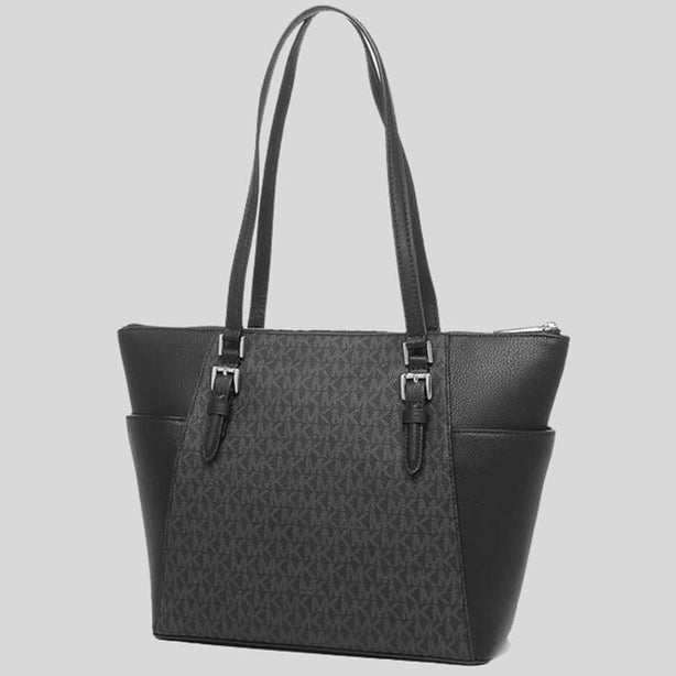 Michael kors signature canvas tote hotsell