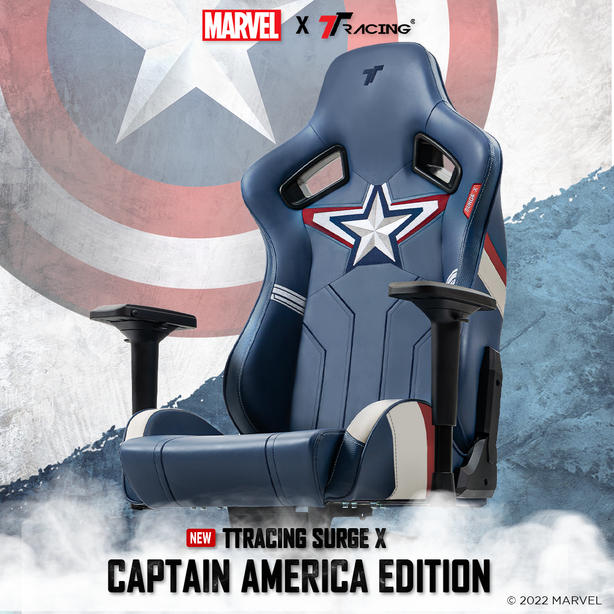 TTRacing Surge X Gaming Chair Marvel - Captain America