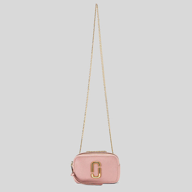 Marc Jacobs The Glam Shot Leather Crossbody Adobe Rose RS-H121L01FA21