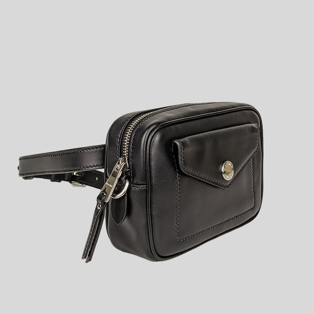 Miu Miu Marsupio Small Camera Crossbody / Belt Bag Black RS-5BL013