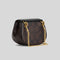 Coach Morgan Card Case On A Chain In Signature Canvas Brown Black RS-CK439