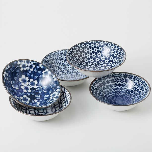 Tsuru 5 Piece Soup Bowl Gift Set