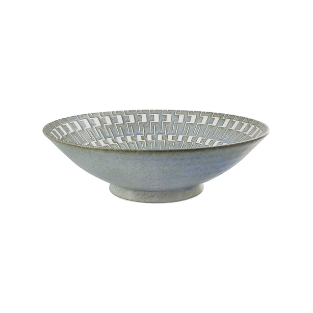 Tsuru Seasonal Japanese Tableware Collection 25.3cm V-Shaped Bowl, Sac245