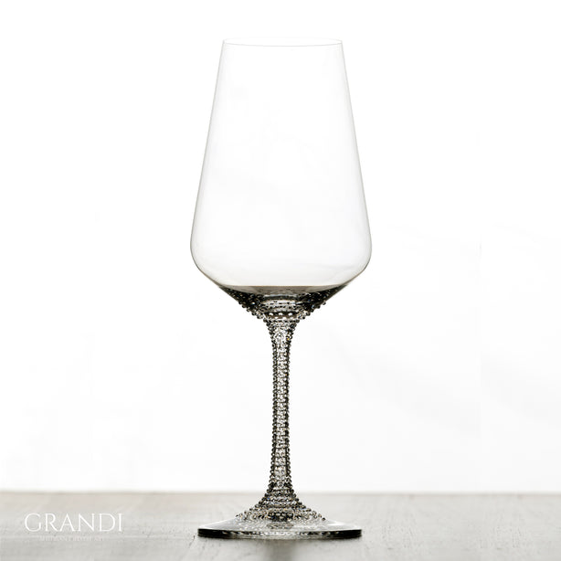 GRANDI-Andromeda crystal wine glass with 2 piece