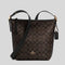 Coach Val Duffle In Signature Canvas Brown Black RS-C2819