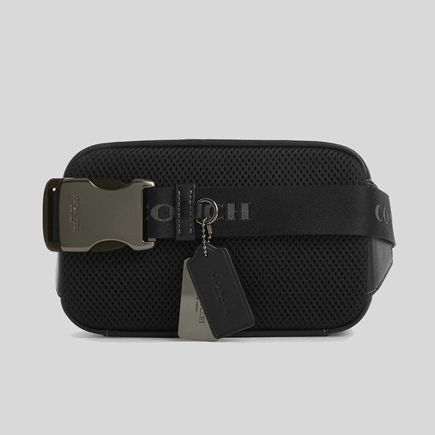 Coach Wyatt Belt Bag In Signature Canvas Charcoal/Black RS-CM106