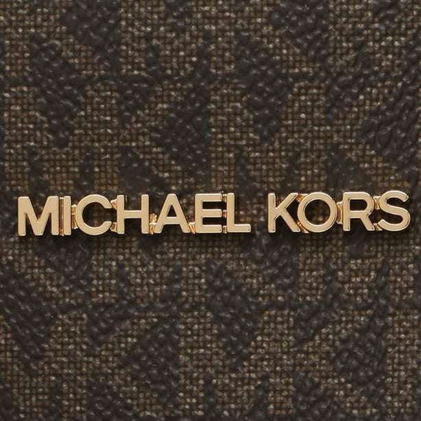 MICHAEL KORS Mercer 35S1GM9M2B Medium Logo and Leather Accordion