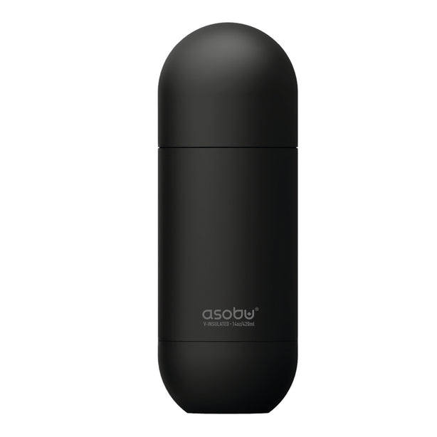 Asbv30Bk Asobu Puramic Orb Water Bottle Black 420Ml