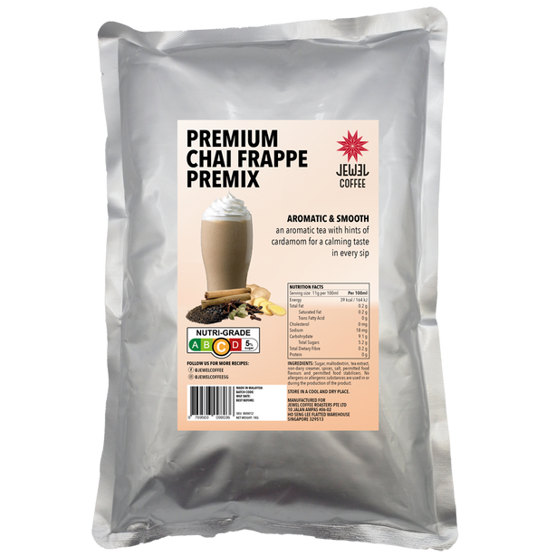 Jewel Coffee Premium Chai Frappe Premix 1kg