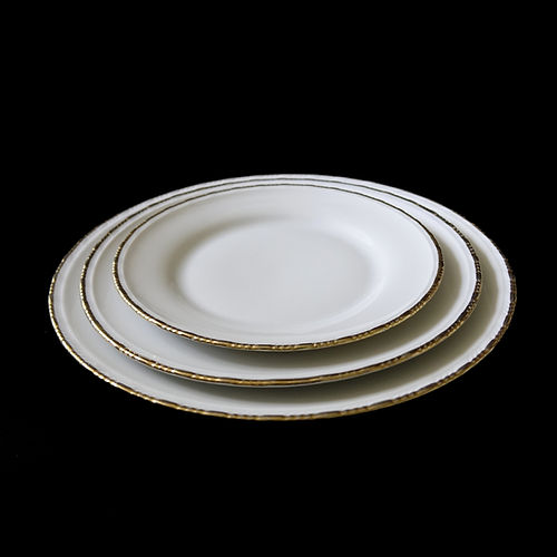 Mobler Vintage tableware from Rorstrand with gold ribbon and red patte ...