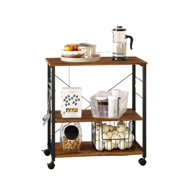 Rustic Bakers Rack | Kitchen Cart