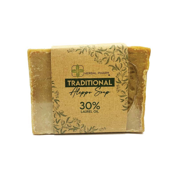 Herbal Pharm Traditional Aleppo Soap 30% Laurel Oil