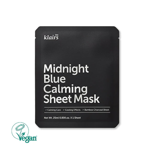 Dear, Klairs Midnight Blue Calming Sheet Mask (5 Pieces)