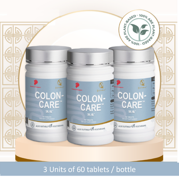 QN Wellness Colon Care‚Ñ¢ - 60 Caplets x 3 boxes[Super Value Pack]