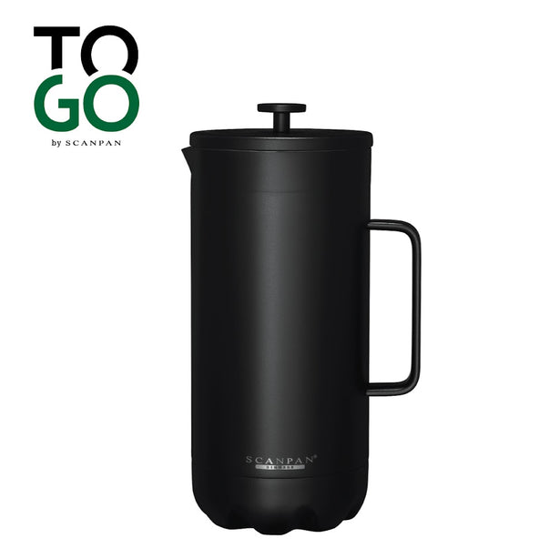 SCANPAN To Go French Press Coffee Maker 1000ml (Black)