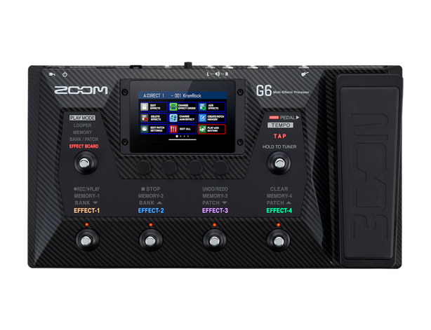 Zoom G6 Multi-effects Processor with Expression Pedal