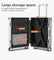 Front flap Aluminum Frame Luggage with USB Charging Port